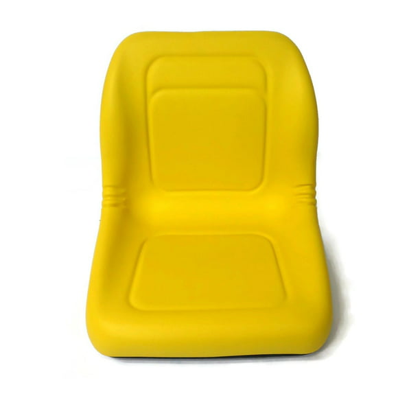 HIGH BACK Yellow Seat with Pivot Rod Bracket for John Deere Mower X500 X520 X530